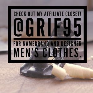 Men’s designer clothes Posh closet @grif95